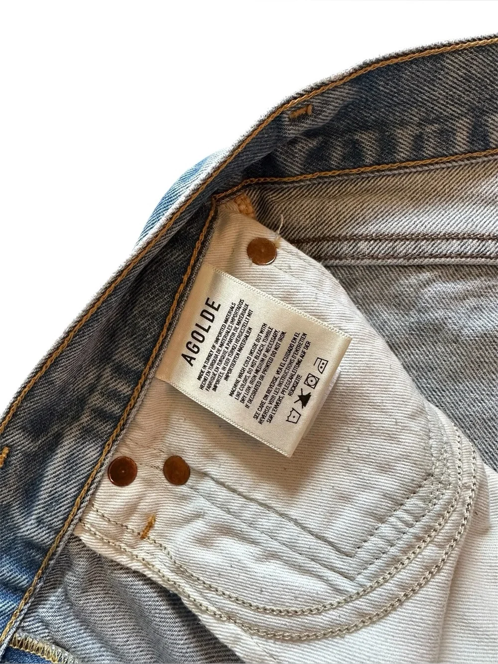 Agolde Park Denim Shorts